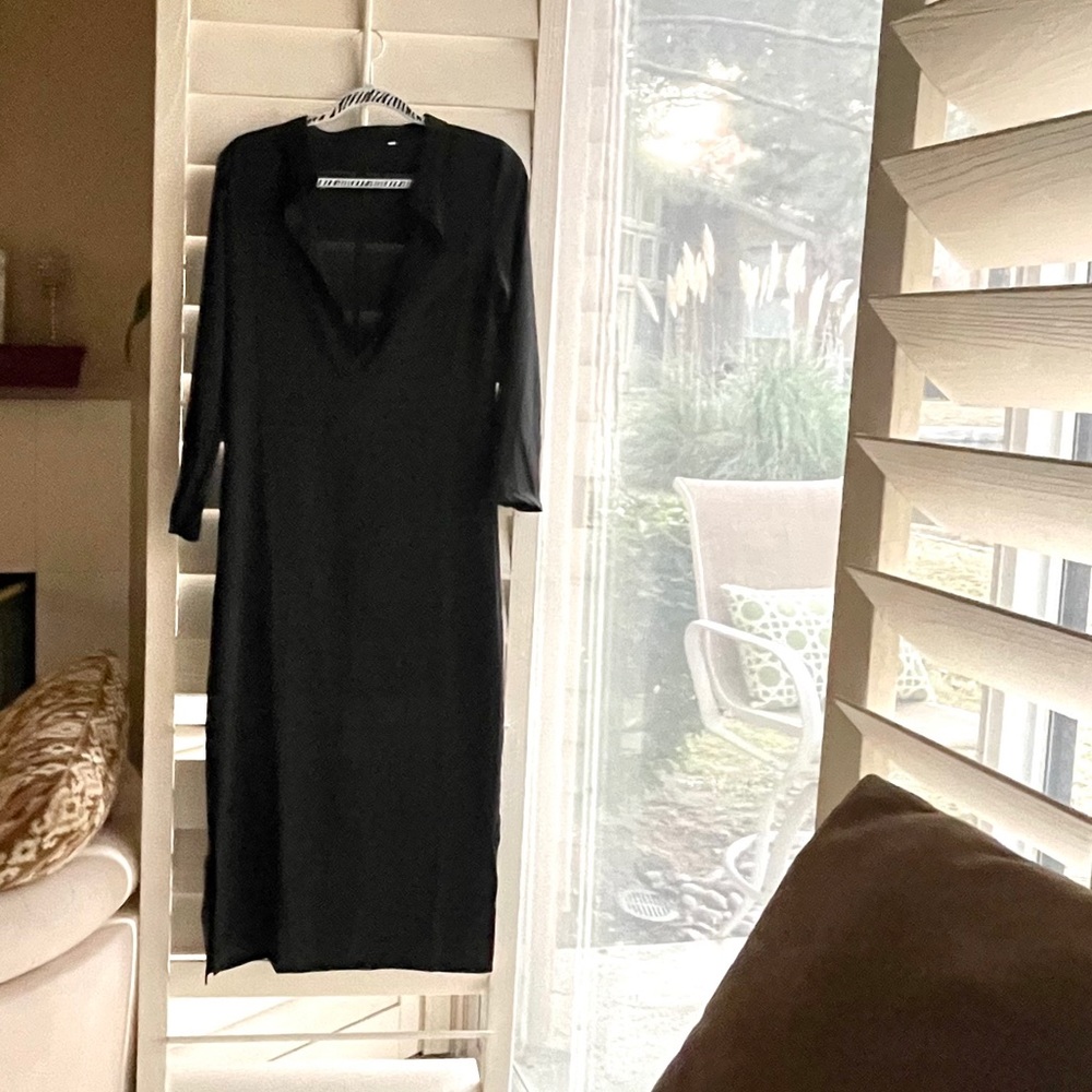 NWOT Sexy Sheer Black Coverup